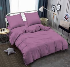 Акція на Комплект постільної білизни Zastelli Полуторний 145х210 см 17-3628 Amethyst Orchid Жатка Бузковий від Rozetka