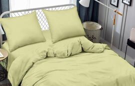 Акція на Комплект постільної білизни Zastelli Полуторний 145х210 см 13-0317 Lily Green Жатка Салатовий від Rozetka