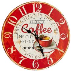 Акція на Настінний годинник TFA Vintage Coffee 60304512 від Rozetka