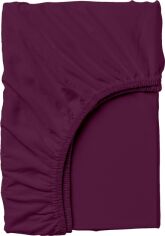 Акція на Простирадло на резинці Cosas Dark Cherry Євро 200 x 220 + 20 см Ранфорс від Rozetka