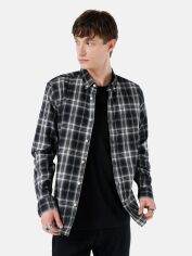 Акція на Сорочка бавовняна Colin's CL1066817-BLK M Чорна від Rozetka