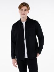 Акція на Сорочка чоловіча Colin's CL1066931-BLK XL Чорна від Rozetka