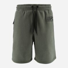 Акція на Шорти бавовняні короткі чоловічі UFC UFCYE35065 XL Хакі від Rozetka