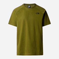 Акція на Футболка бавовняна довга чоловіча The North Face North Faces NF0A87NUPIB M Оливкова від Rozetka