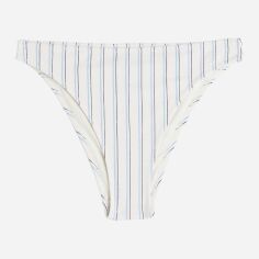Акція на Нижня частина купальника жіноча H&M XAZ444102KTPQ 44 Біла/Блакитна смужку від Rozetka