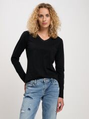 Акція на Лонгслів довгий жіночий Cross Jeans 56139-020 2XL Чорний від Rozetka