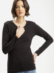 Акція на Лонгслів довгий жіночий Cross Jeans 56144-020 2XL Чорний від Rozetka
