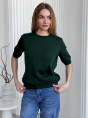 Акція на Джемпер жіночий ARTKNIT База L Зелений від Rozetka