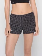 Акція на Піжамні шорти Pull & Bear XAZ233840SPZK XS Чорні у візерунки від Rozetka