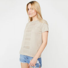 Акція на Футболка Прованс Set-breeze бежевая S/M від Podushka