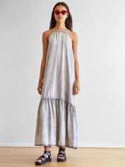 Акція на Сарафан джинсовий жіночий Pull & Bear XAZ378974QUDP L Сірий від Rozetka