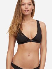 Акція на Верхня частина купальника жіноча H&M 568573001c26 38 Чорна від Rozetka