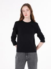 Акція на Лонгслів довгий жіночий Colin's CL1072549BLK S Black від Rozetka