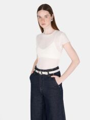 Акція на Футболка бавовняна жіноча Colin's CL1073173OFW XS Off White від Rozetka