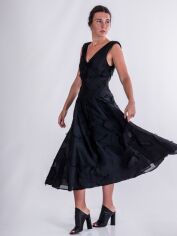 Акція на Сукня з жаккардової тканини H&M 0682583 M  Чорний від Rozetka