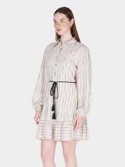 Акція на Сукня-сорочка коротка осіння жіноча Colin's CL1073354LBG XS Light Beige від Rozetka