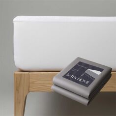 Акція на Набір U-tek Наматрацник Delight Водонепроникний з резинкою по периметру 80x200 см + Простирадло натяжне Сатин Boston Iron Grey 80х200 см (DF80200 + HSIGF82) від Rozetka