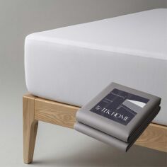 Акція на Набір U-tek Наматрацник Cotton Premium Health Care Водонепроникний з резинкою по периметру 80х200 см + Простирадло натяжне Сатин Boston Iron Grey 80х200 см (COTPRF80200 + HSIGF82) від Rozetka