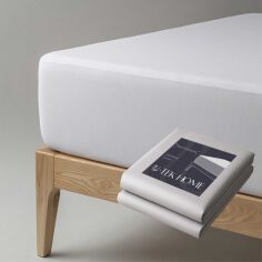 Акція на Набір U-tek Наматрацник Cotton Premium Health Care Водонепроникний з резинкою по периметру 80х200 см + Простирадло натяжне Сатин Boston Soft Grey 80х200 см (COTPRF80200 + HSGF82) від Rozetka