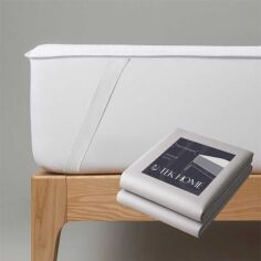 Акція на Набір U-tek Наматрацник Delight Водонепроникний з резинкою по кутах 180x200 см + Простирадло натяжне Сатин Boston Soft Grey 180х200 см (DE180200 + HSGF182) від Rozetka