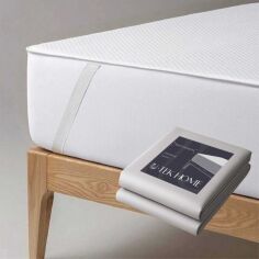 Акція на Набір U-tek Наматрацник Cotton Premium Health Care Водонепроникний з резинкою по кутах 180x200 см + Простирадло натяжне Сатин Boston Soft Grey 180х200 см (COTPRE180200 + HSGF182) від Rozetka