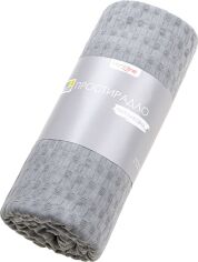 Акція на Простирадло Home Line полуторне 160x220 см вафельне полотно Сіре (190680 HL) від Rozetka