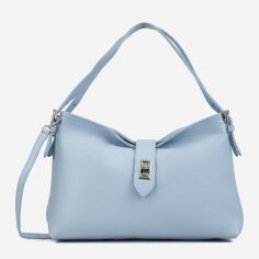 Акція на Сумка хобо жіноча з натуральної шкіри велика Regina Notte Tote 4005 Блакитна від Rozetka