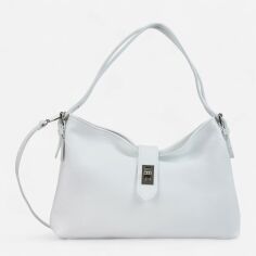 Акція на Сумка хобо жіноча з натуральної шкіри велика Regina Notte Tote 4005 Біла від Rozetka