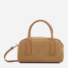 Акція на Сумка крос-боді жіноча з натуральної замші середня Regina Notte Tote 3972 Рижа від Rozetka