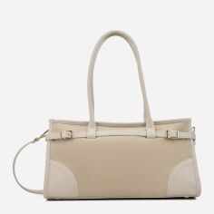 Акція на Сумка шопер жіноча з натуральної замші Regina Notte Tote 3990 Бежева від Rozetka
