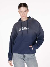 Акція на Худі оверсайз жіноче Colin's CL1073475NAV ML Navy від Rozetka