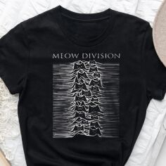 Акція на Футболка бавовняна жіноча Easy Meow division EY00080 2XL Чорна від Rozetka