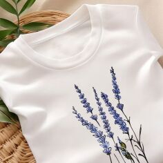 Акція на Футболка бавовняна жіноча Easy Alpine lavender EY00022 2XL Біла від Rozetka