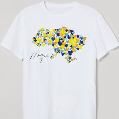 Акція на Футболка бавовняна жіноча Easy Motherland Pride EY00034 XL Біла від Rozetka
