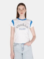 Акція на Футболка бавовняна жіноча Colin's CL1073708OFW XS Off White від Rozetka