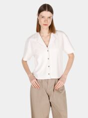Акція на Сорочка бавовняна оверсайз жіноча Colin's CL1073977OFW XS Off White від Rozetka