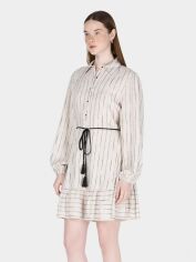 Акція на Сукня-сорочка коротка осіння жіноча Colin's CL1073354LBG S Light Beige від Rozetka