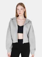 Акція на Толстовка на блискавці з капюшоном жіноча Colin's CL1073254MGA XS Gray від Rozetka
