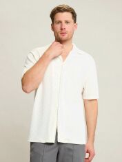 Акція на Сорочка літня чоловіча SHEIN GD-00162816 L Біла від Rozetka