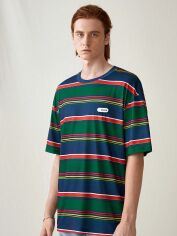 Акція на Футболка довга чоловіча SHEIN GD-00148671 S Комбінована від Rozetka
