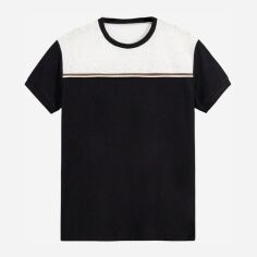 Акція на Футболка довга чоловіча SHEIN GD-00170528 2XL Чорна від Rozetka