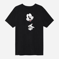 Акція на Футболка бавовняна довга чоловіча Easy Puff in the heart EY00123 2XL Чорна від Rozetka