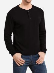 Акція на Лонгслів чоловічий SHEIN GD-00164015 S Чорний від Rozetka
