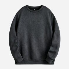 Акція на Світшот чоловічий SHEIN GD-00129713 S Графітовий від Rozetka