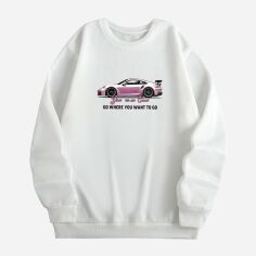 Акція на Світшот чоловічий SHEIN GD-00129750 XL Білий від Rozetka