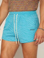 Акція на Шорти чоловічі SHEIN GD-00123312 M Бірюзові від Rozetka
