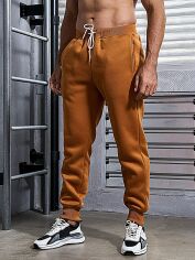 Акція на Спортивні штани чоловічі SHEIN GD-00148730 S Коричневі від Rozetka