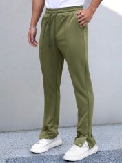 Акція на Спортивні штани чоловічі SHEIN GD-00167670 XL Хакі від Rozetka