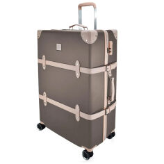 Акція на Чемодан 28 L Brown-Pink Cream T5673-4 Semi Line DAS302680 від Podushka