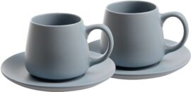 Акція на Набір чашок із блюдцем Limited Edition Coffee 4 предмети (RX-N24704) від Rozetka